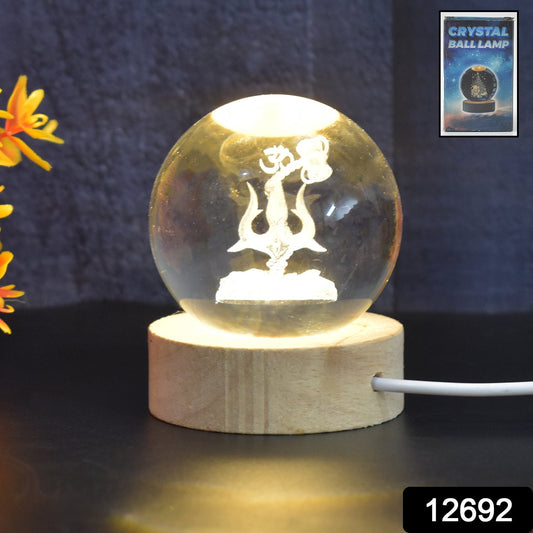 3D Crystal Ball lamps 3D Crystal Ball Night Light (1 Pc) Your Brand