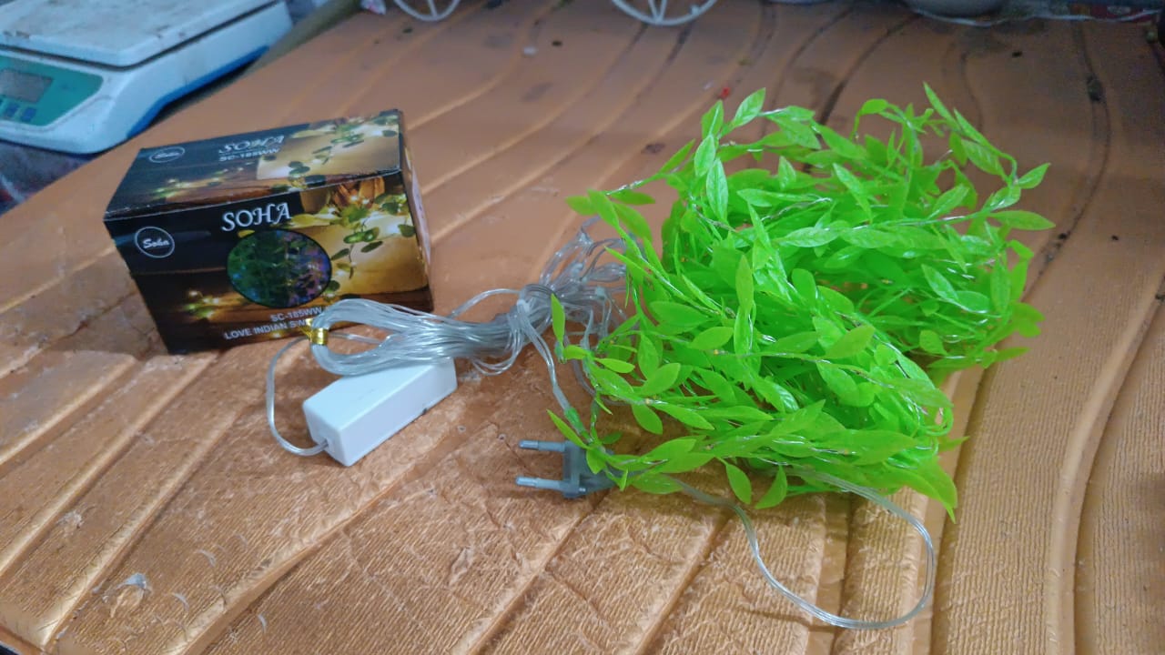 Decorative LED Leaf String Light Approx 3 mtr (1 Pc) Your Brand