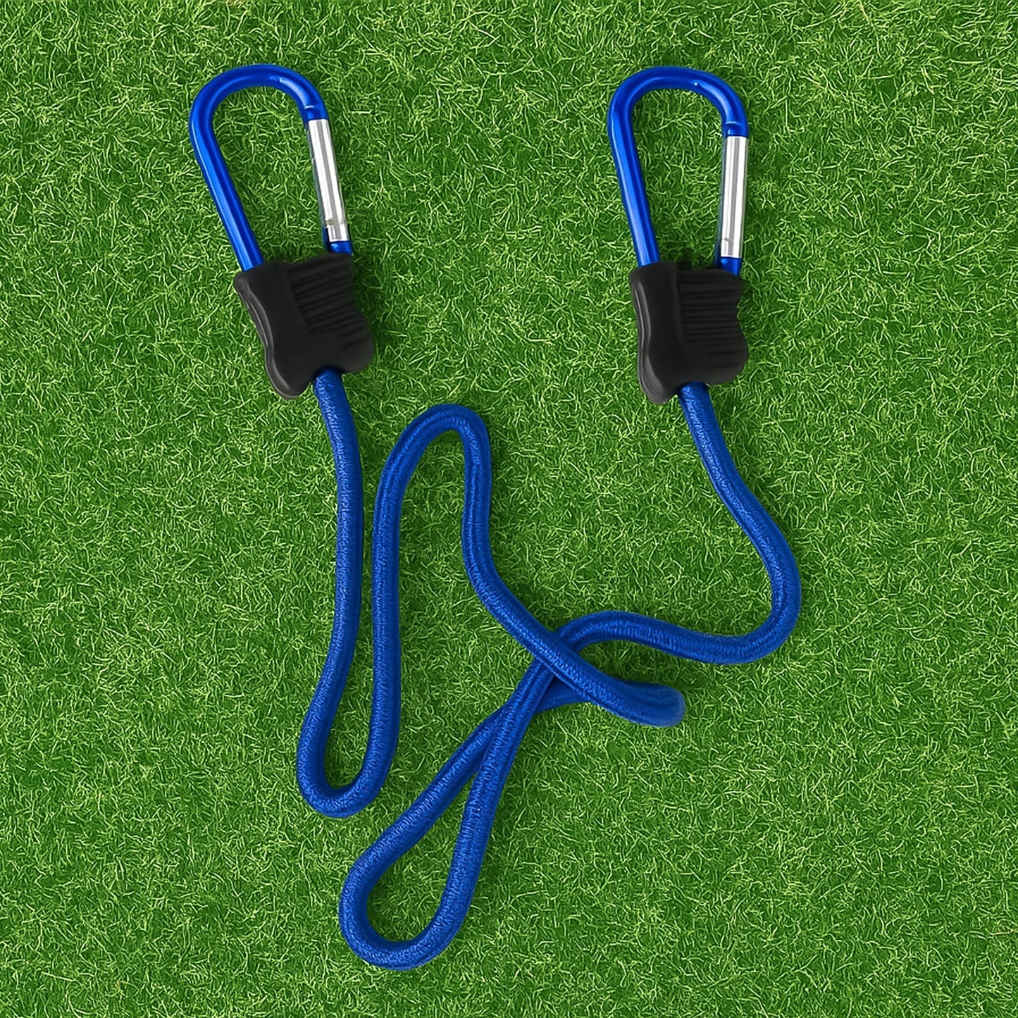Carabiner Bungee Cords with Hook Tie Downs Luggage Strap Carrying Bag Secure (1 Pc / Mix Color) Your Brand