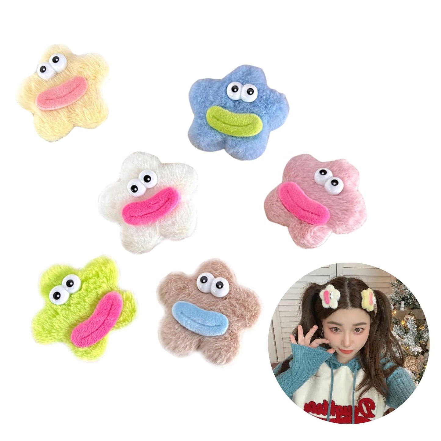 AM1023 Hair Clip For Women & Girls MultiColor - 1 Pcs