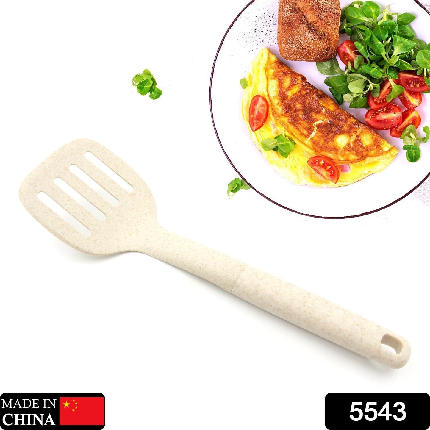 Plastic Kitchen Accessories Skimmer, Spatula Spoon & Soup Spoon Heat Resistant Non Stick Spoons Kitchen Cookware Items Heat Resistant Plastic Kitchen Utensils for Cooking, BPA FREE Gadgets for Non-Stick Cookware (1 Pc ) Your Brand