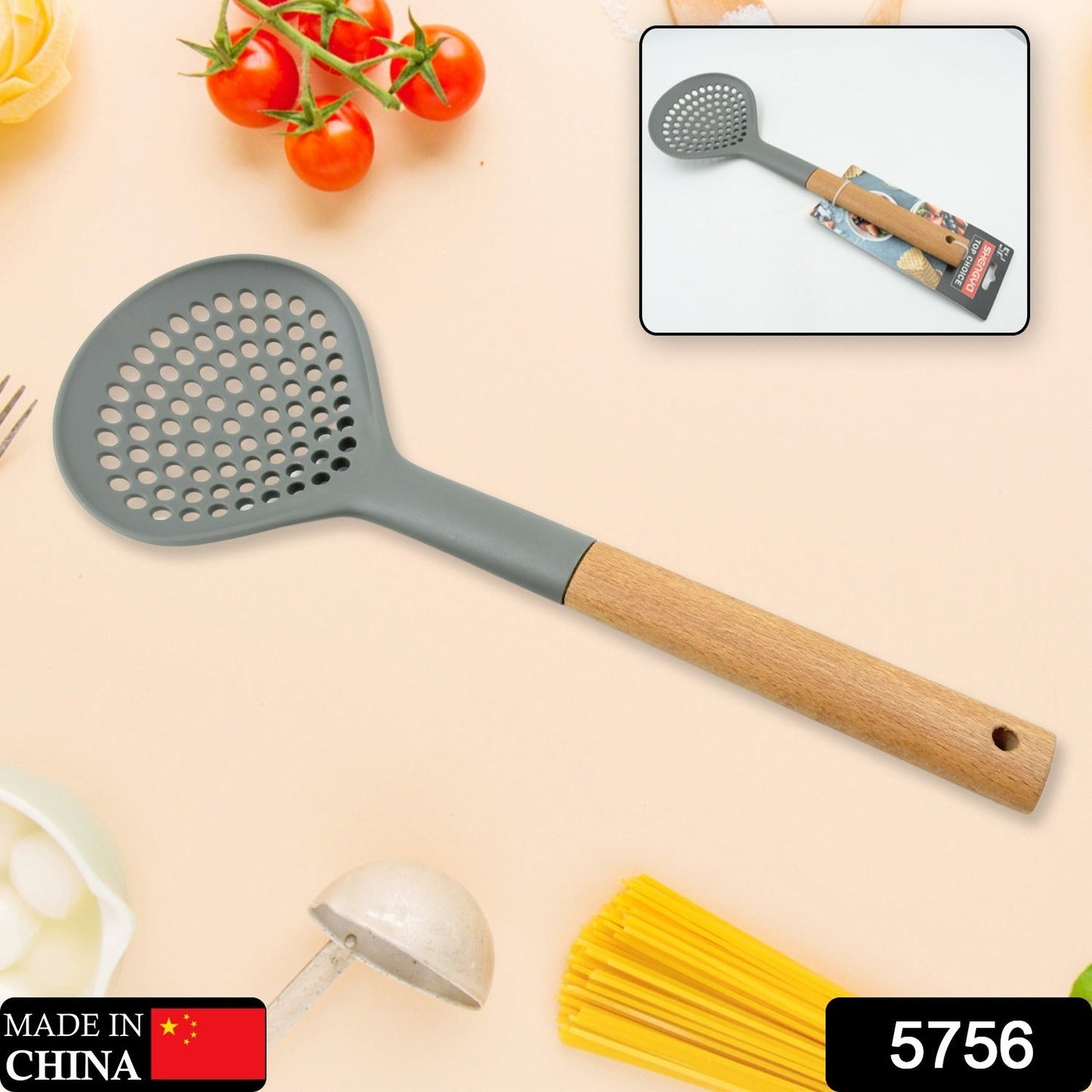 Plastic Kitchen Accessories Skimmer, Spatula Spoon & Soup Spoon Heat Resistant Non Stick Spoons Kitchen Cookware Items Heat Resistant Plastic Kitchen Utensils for Cooking, BPA FREE Gadgets for Non-Stick Cookware (1 Pc ) Your Brand