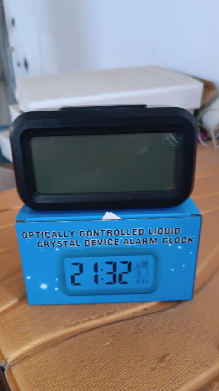 Digital LCD Alarm Clock with Backlight (1 Pc) Your Brand
