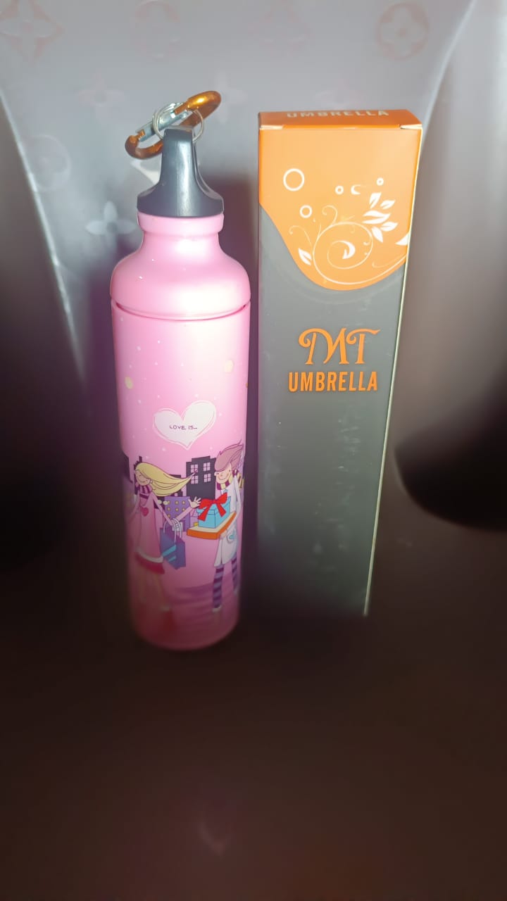 4 Fold Foldable Bottle Summer Umbrella for On-the-Go (1 Pc / Mix Color) Your Brand