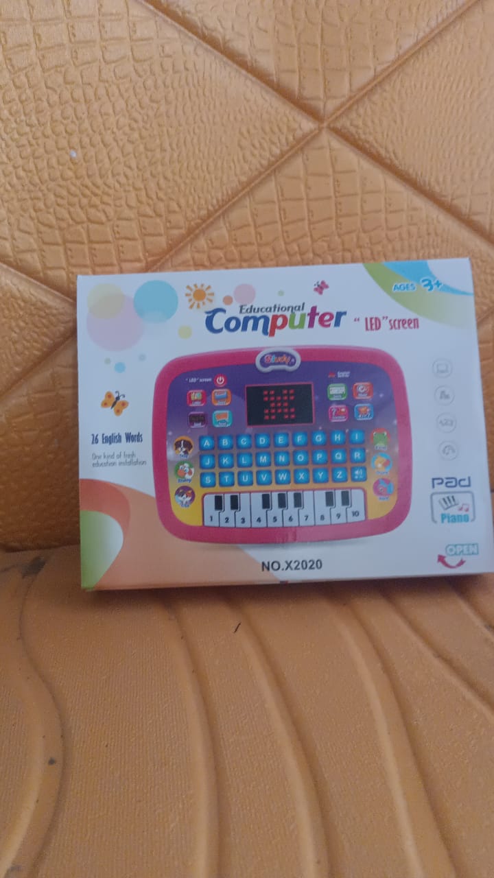 Learning Educational Computer Kids Piano Laptop with LED Screen & Music Your Brand