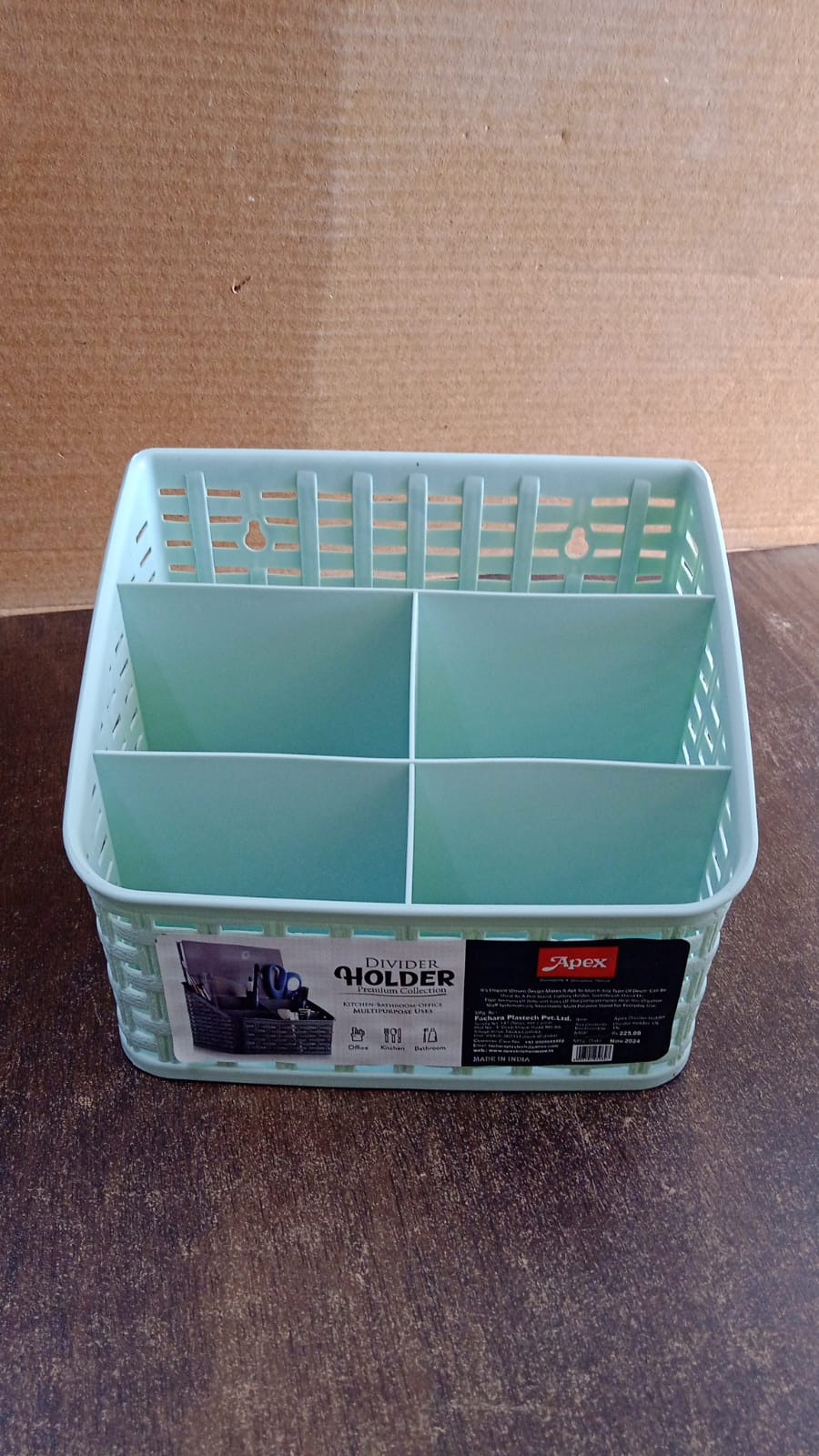 Apex Premium Multipurpose Divider Holder with 5-Section Compartments Your Brand