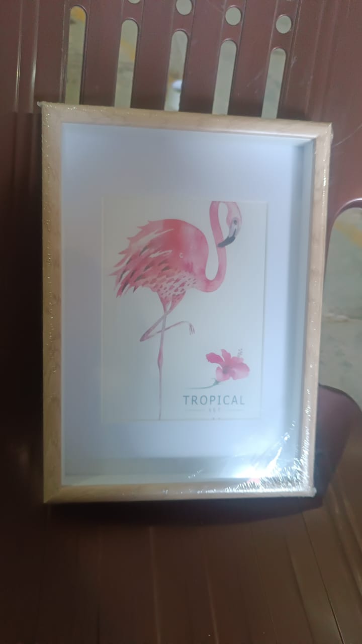 Creative Solid Wooden Photo Frame (21cmx29.7cm / 1Pc) Your Brand