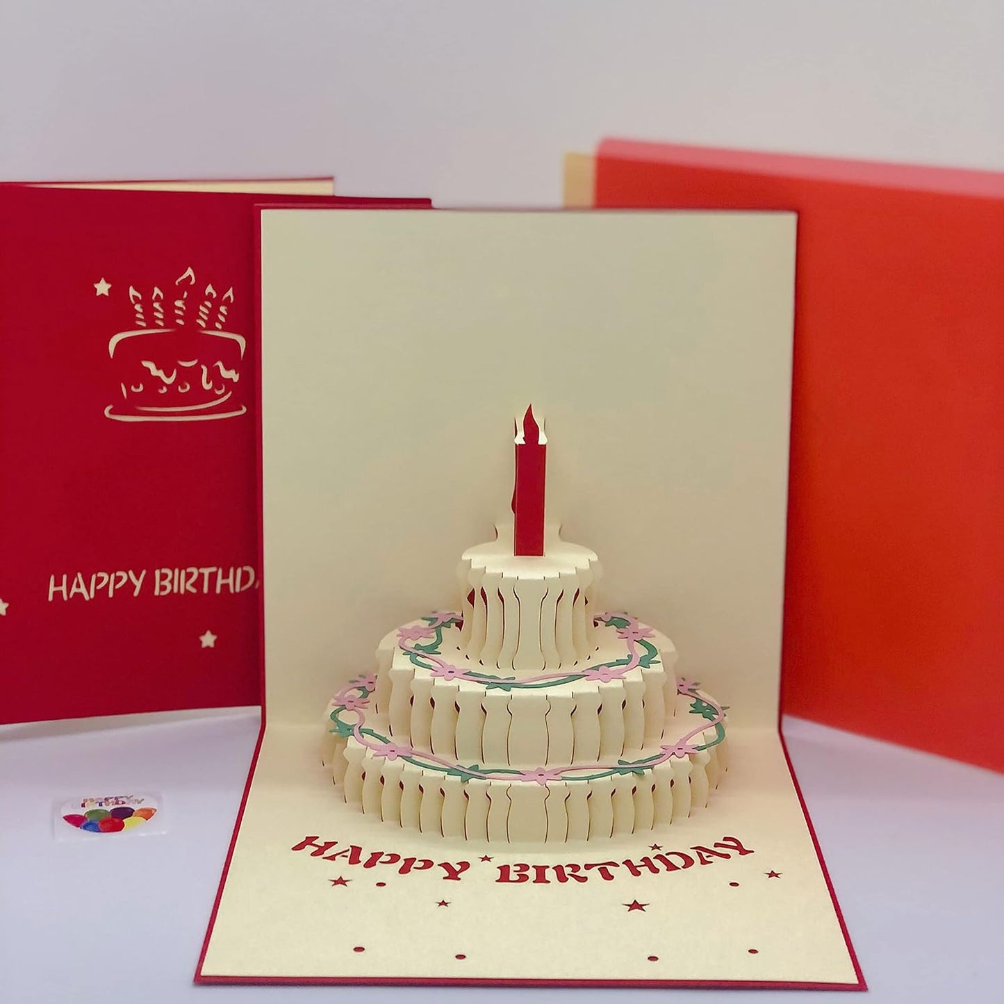 3D Paper Wish Card High Quality Paper Card All Design Card Good Wishing Card (Birthday , Valentine , love , Christmas Card) (1Pc ) Your Brand