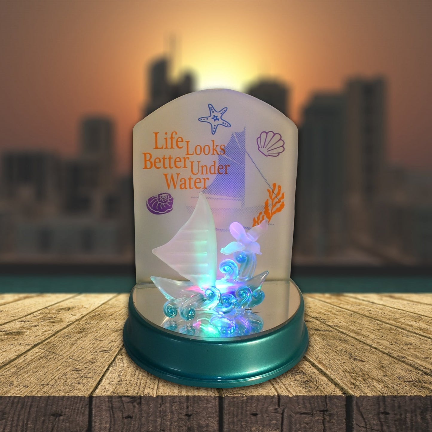 Cute Cartoon Lovely Gift Night Light, Multi-Color Light, Showpiece Valentine's Day Gift, Cute Anniversary, Wedding, Birthday, Unique Gift, Home Decoration Gift, Battery Operated (3 Battery Included) Your Brand