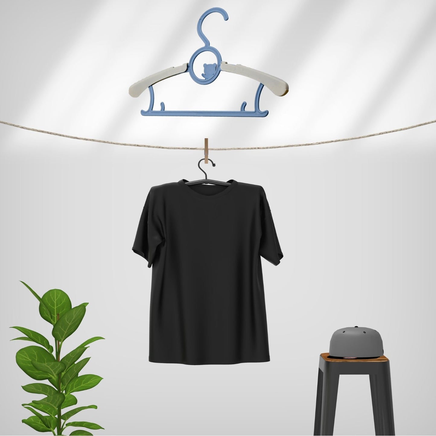 Large Adjustable Plastic Dress Hangers β Space-Saving & Lightweight (5 Pc) Your Brand