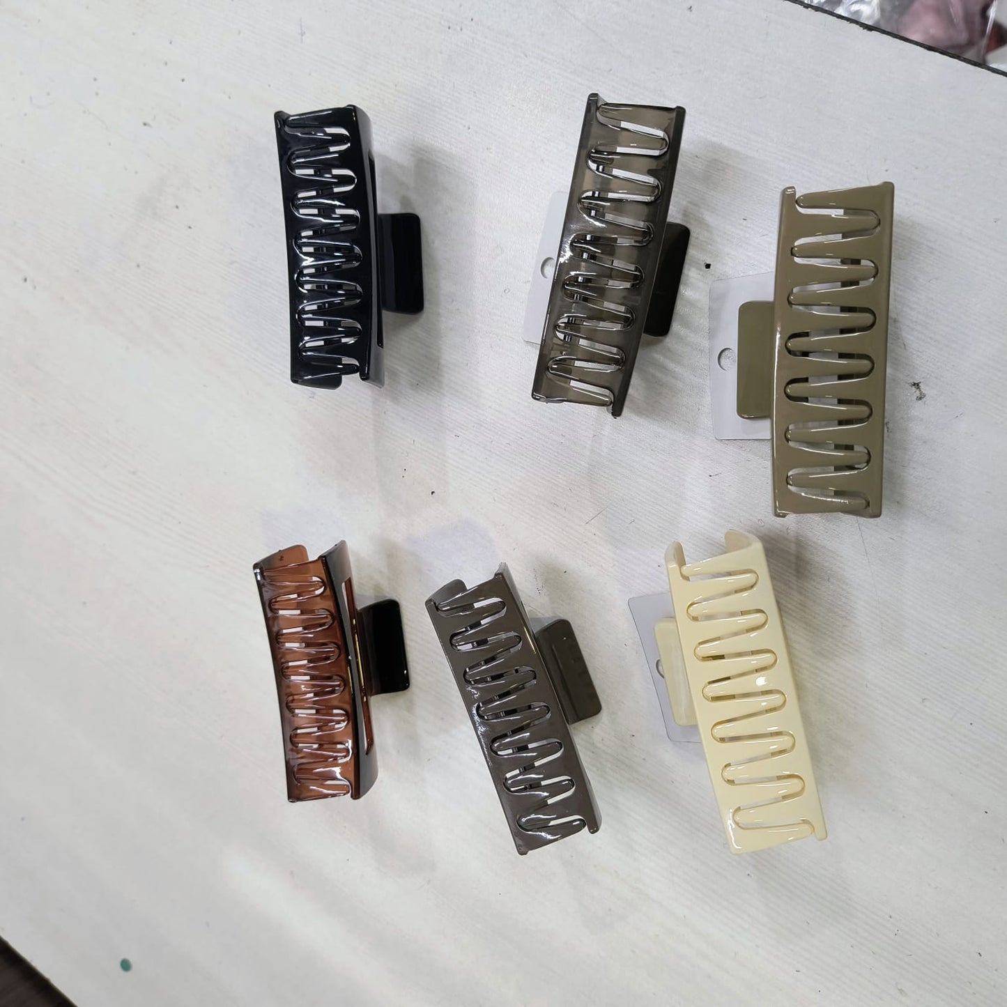 AM1291 Stylish Square Claw Hair Clips for Women - Secure Hold & Chic Design - 1 Piece