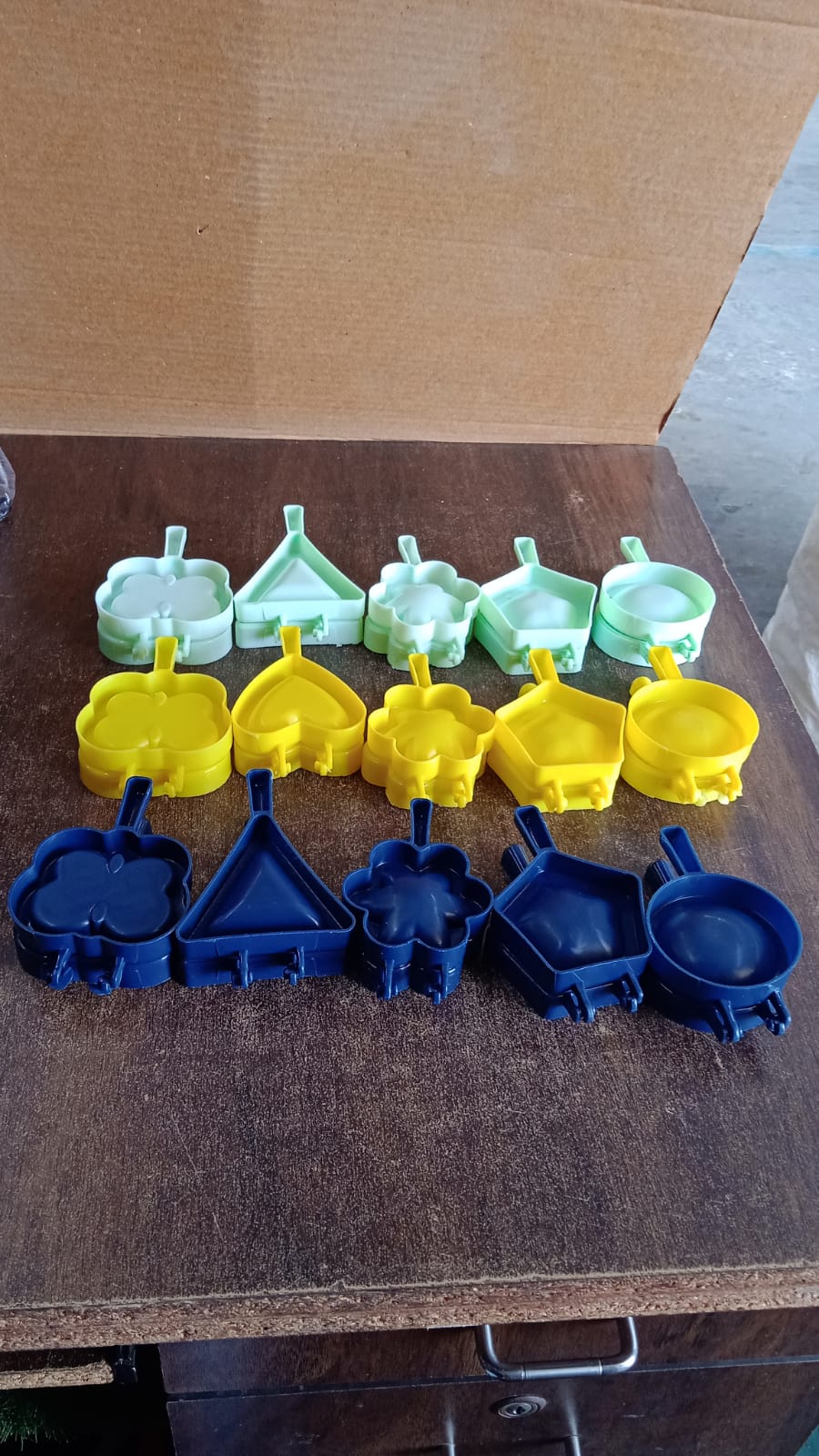 1 Pc Assorted Shape Plastic Snack Mould (Mix Design / 1 Pc) Your Brand