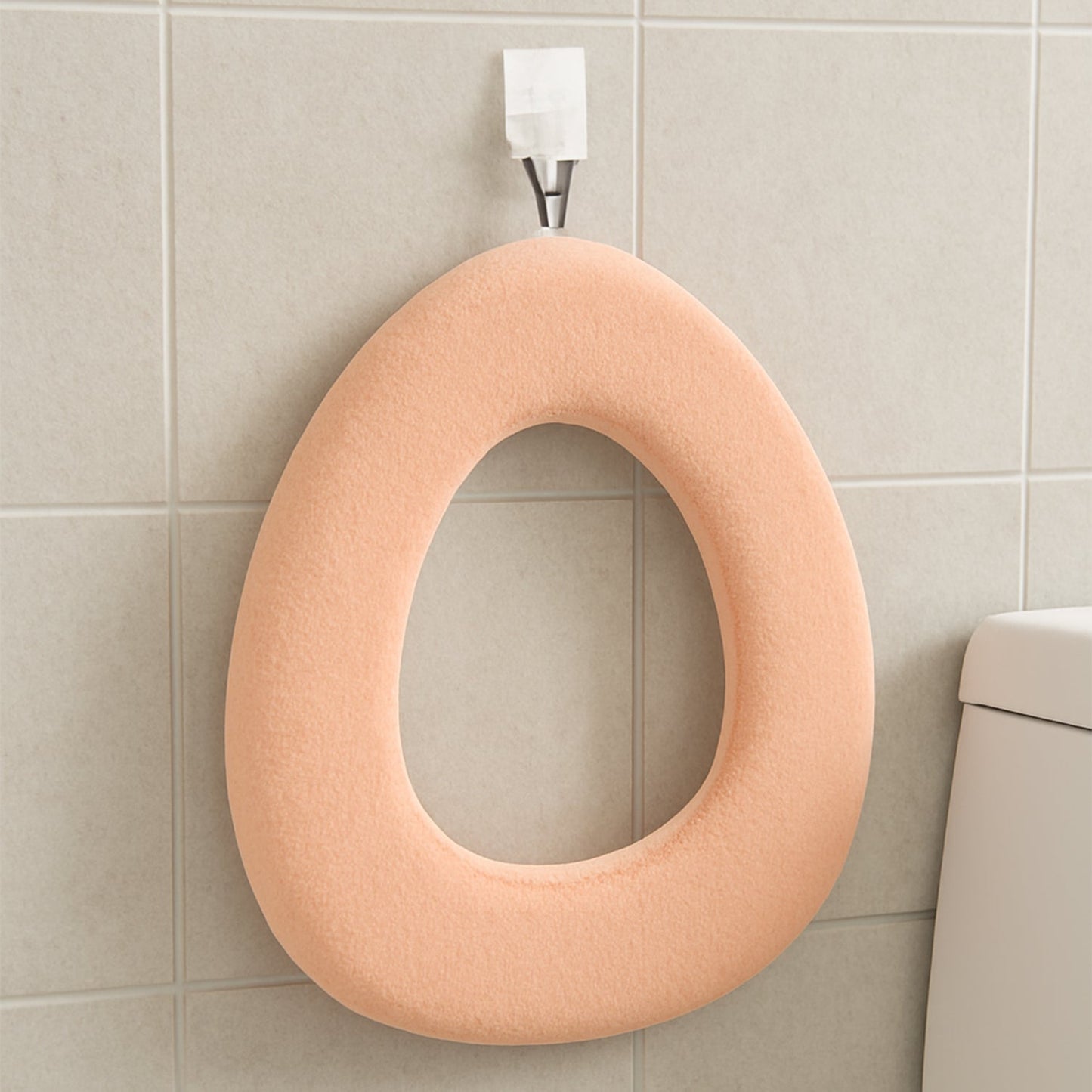 Washable Toilet Seat Cover Pads / Winter Cushion Mat, Lid Cover Pads (1 Pc) Your Brand