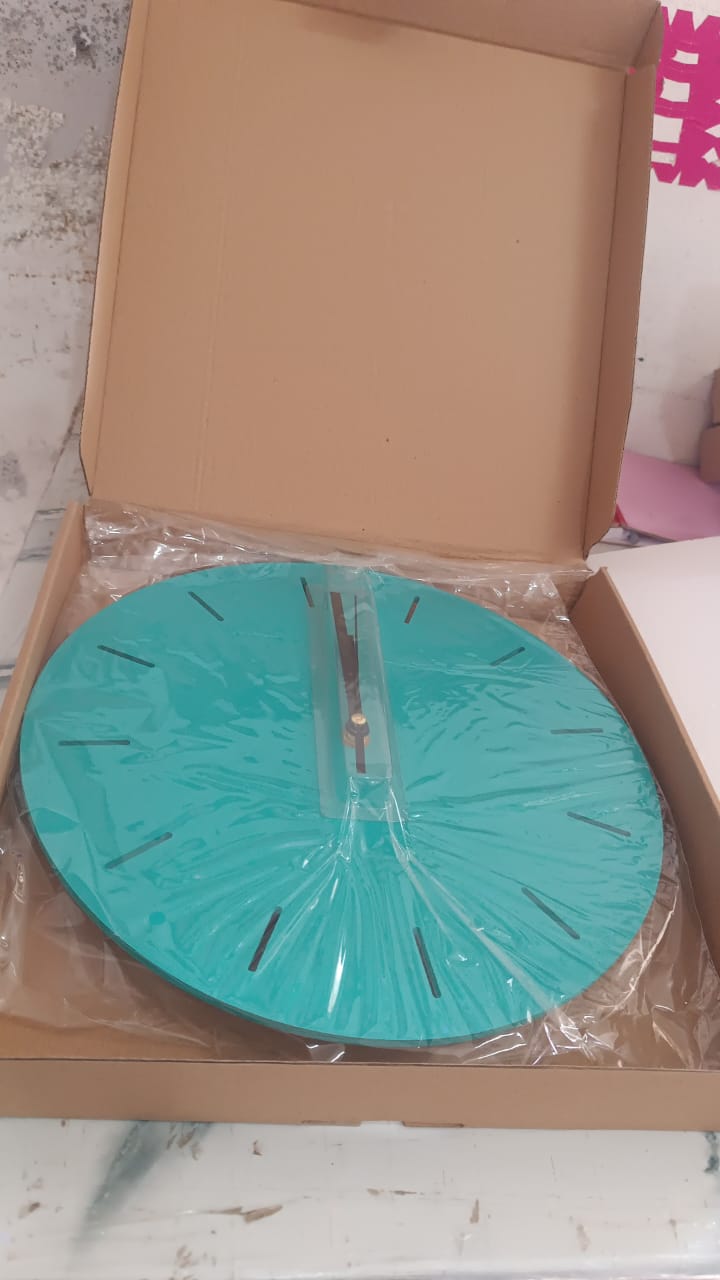 Contemporary Minimal Wall Clock (1 Pc) Your Brand