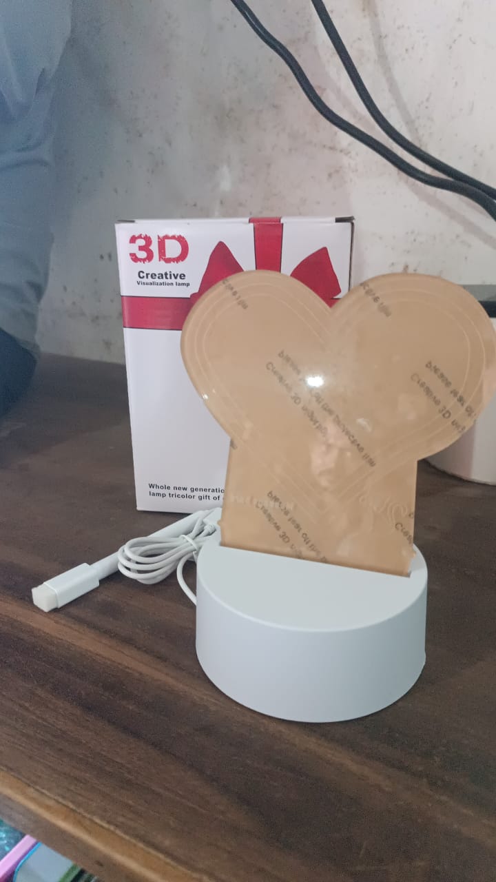 Creative Visualization Lamp 3D Acrylic Decorative Lamp With Pen Your Brand