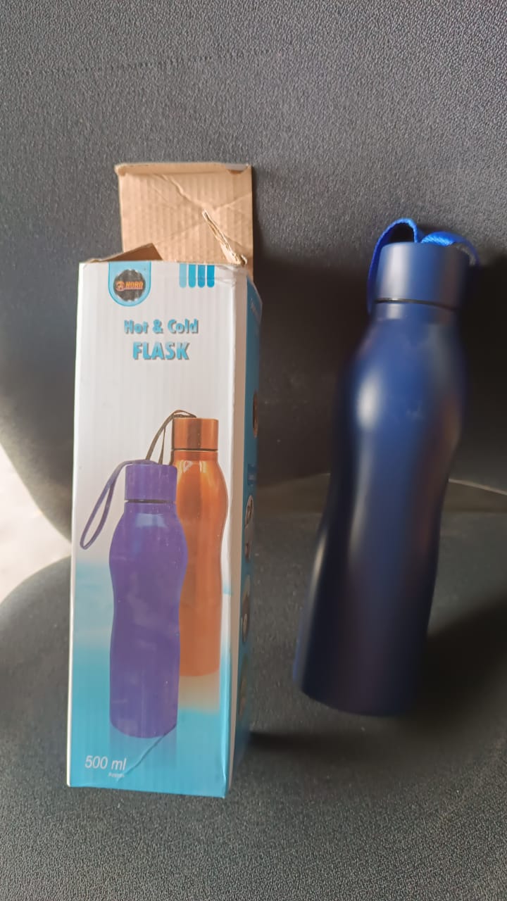 Premium Hot & Cold Stainless Steel Vacuum Insulated Flask Bottle (Approx 500ML / 1 Pc) Your Brand