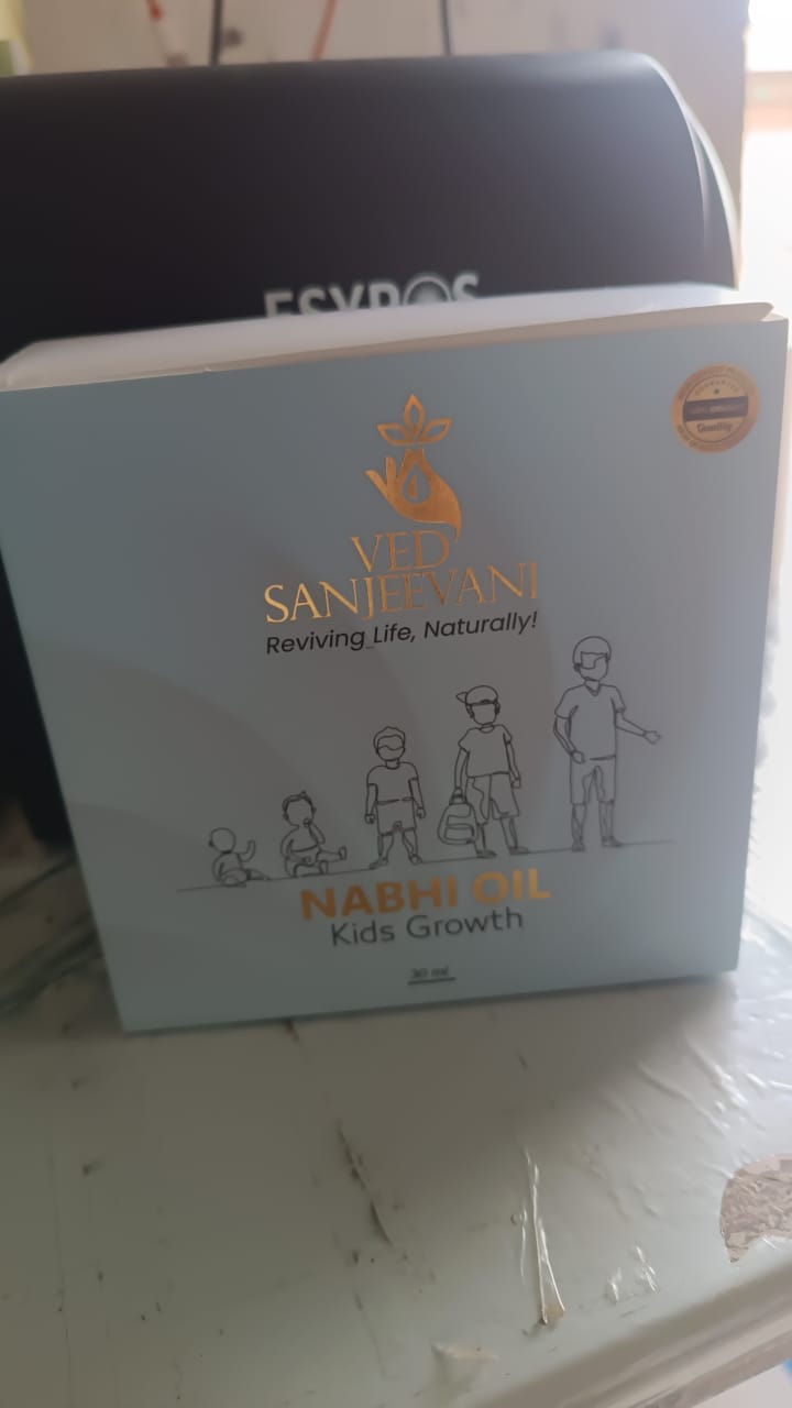 Ved Sanjeevani Nabhi Oil for Kids Growth (30ML / 1 Pc) Your Brand