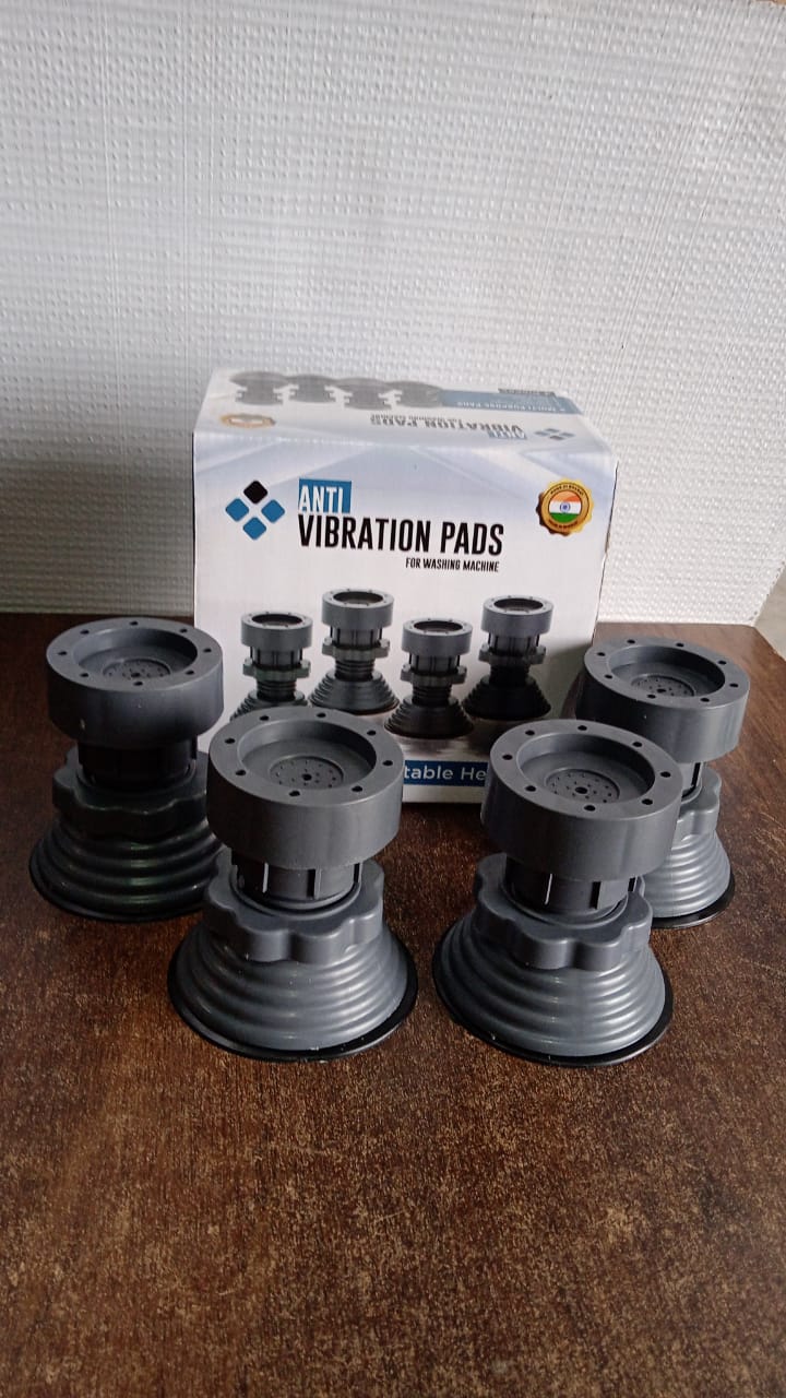 Adjustable Multipurpose AntiVibration For Appliances (Set of 4Pc) Your Brand