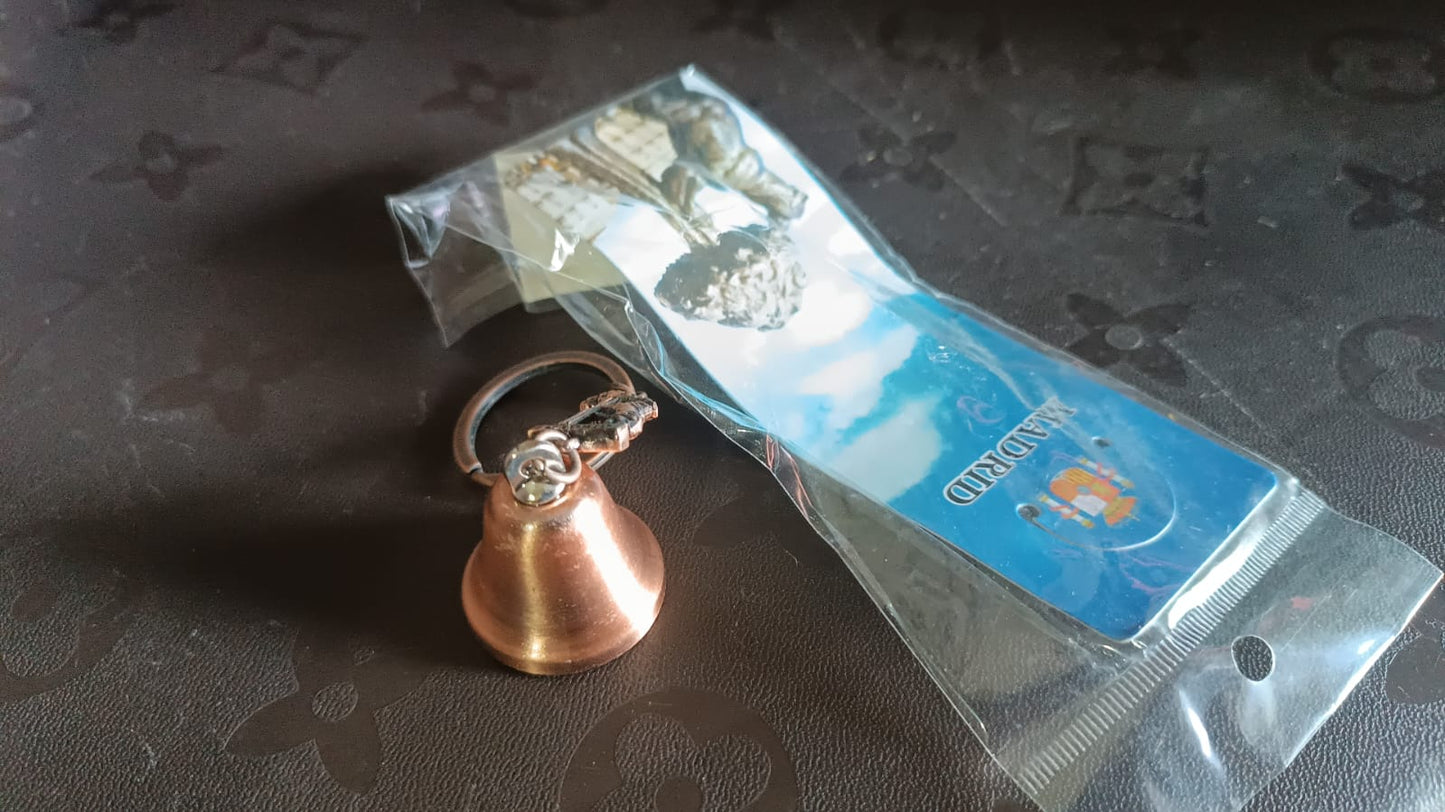 Metal Small Temple Bell Keychain, Motorcycle Bell Keychain (1 Pc / Mix Color) Your Brand