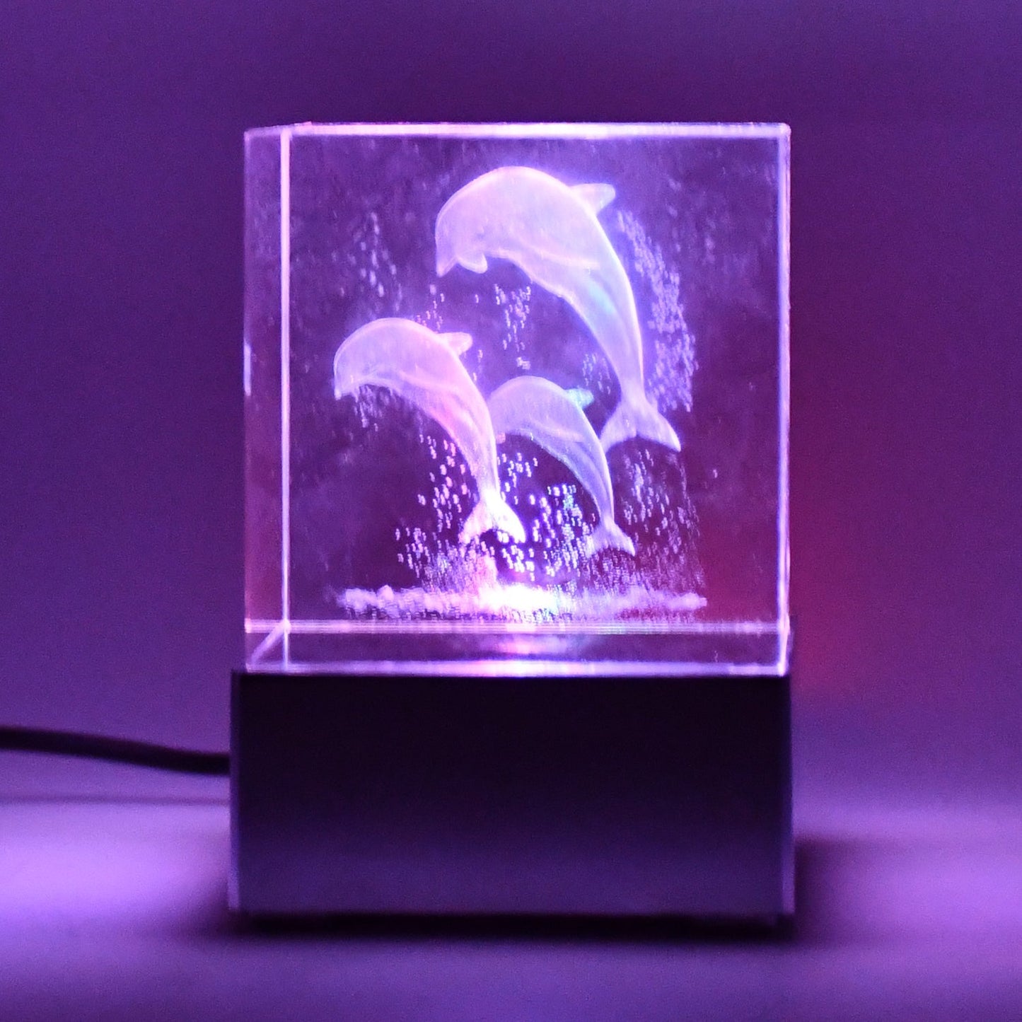 3D Mix Design LED Light Base With Speaker (1 Pc / B Grade) Your Brand