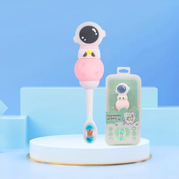 AM5044 Baby Soft Toothbrush Combo with Travel Case - Fun & Safe Oral Care for Kids Aged 2-7