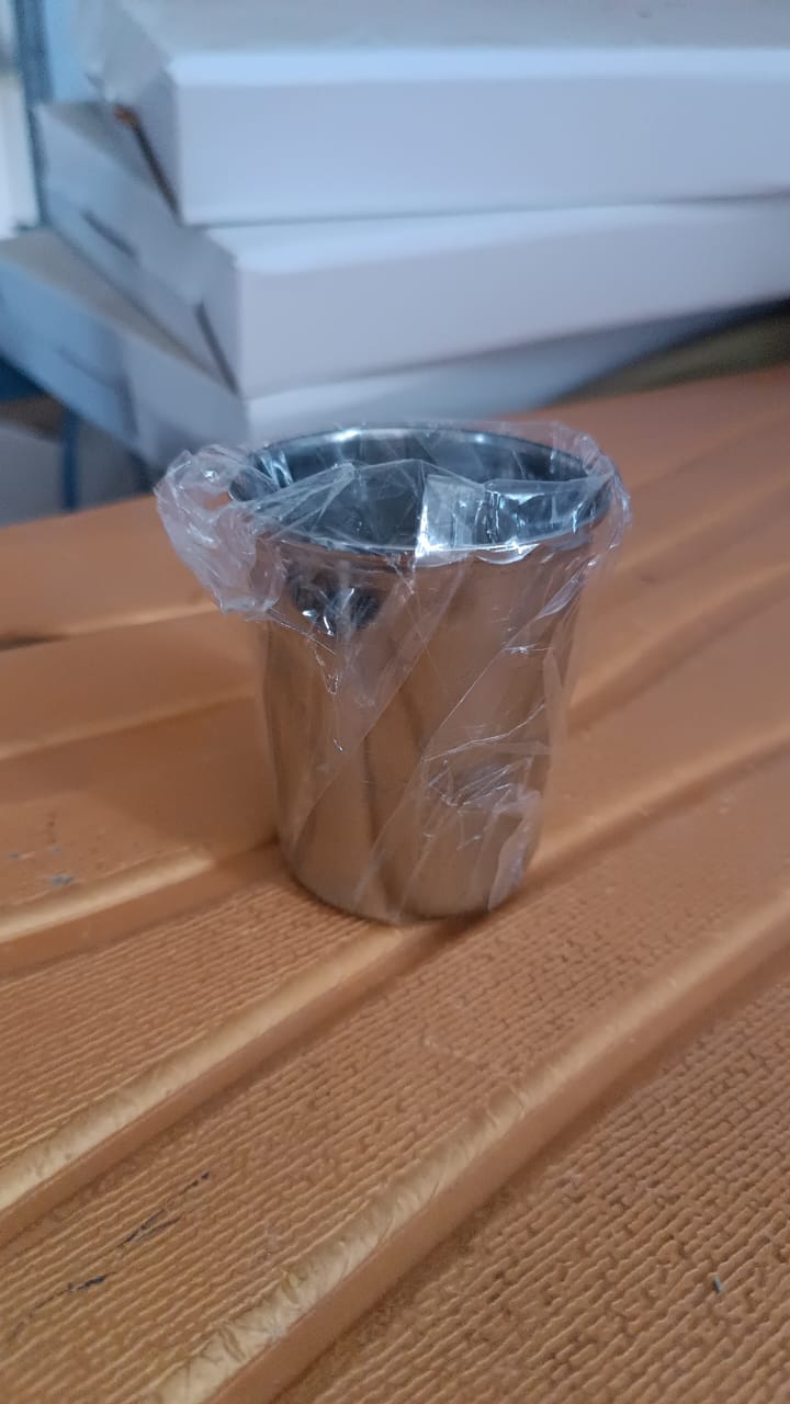 Small Stainless Steel Drinking Glass (1 Pc) Your Brand
