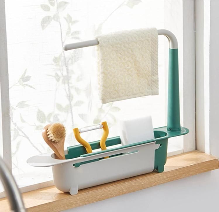 Adjustable Sink Organizer – Customizable Storage Solution for Kitchen & Bathroom