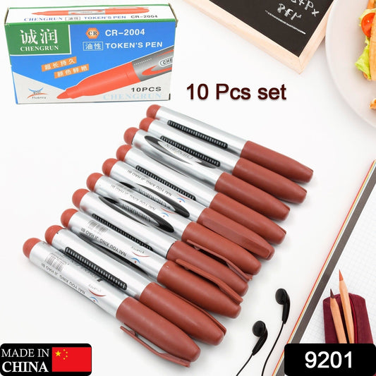 10Pc Marron Marker Permanent (10 Pc Set) Your Brand