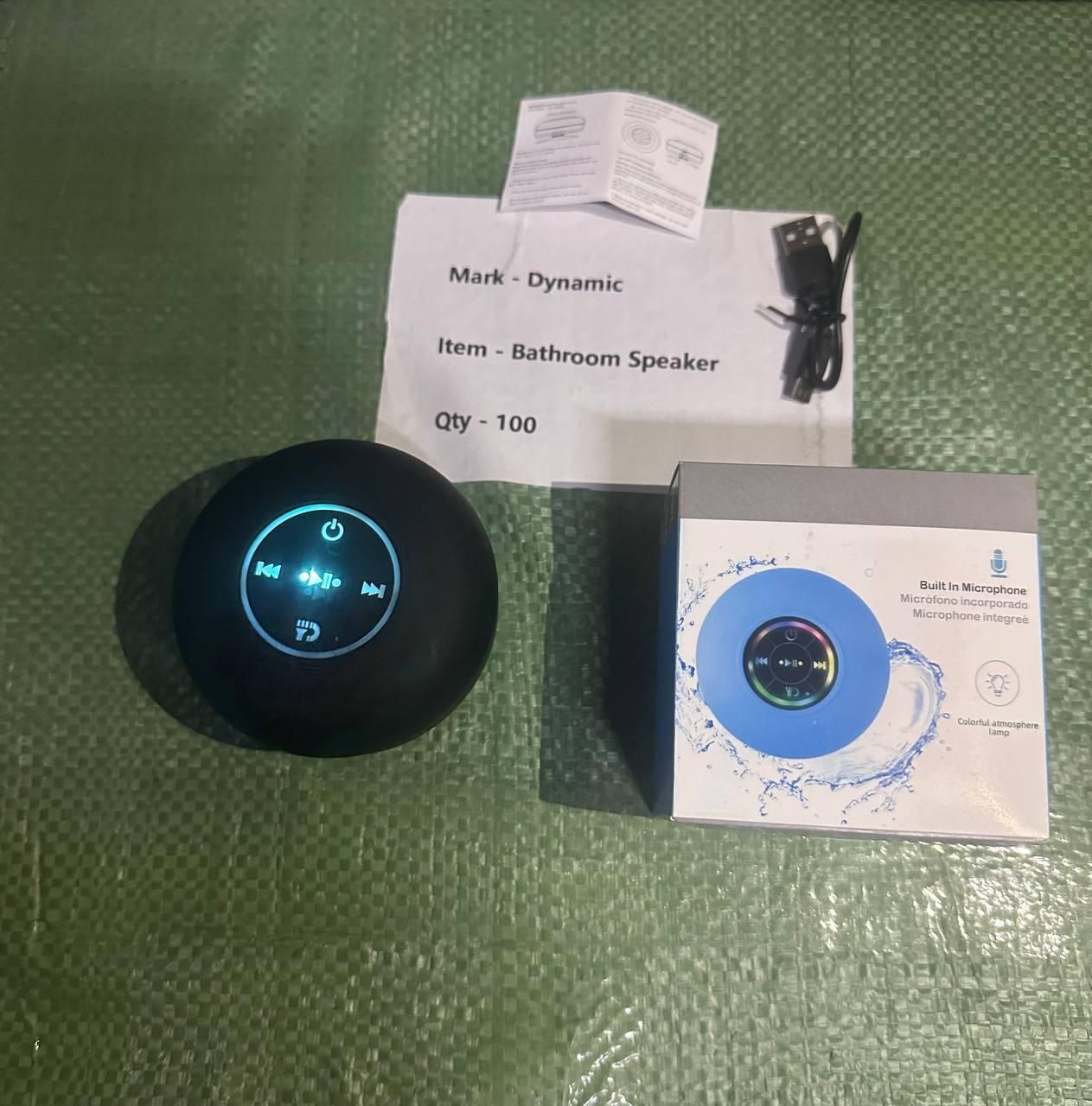 Large Suction Cup Waterproof Bluetooth Speaker 8feb97-4