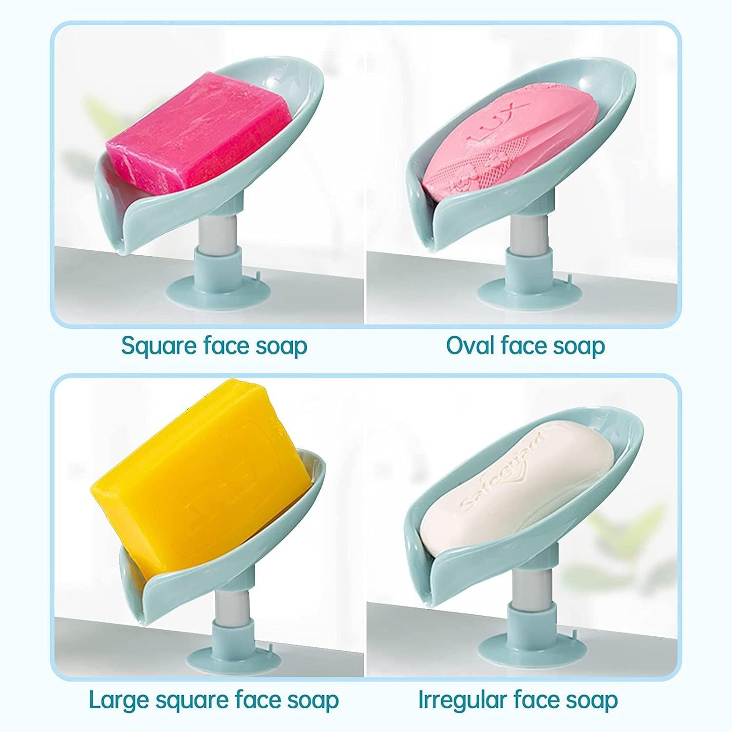Leaf Shape Self Draining Soap Holder 8feb97-4