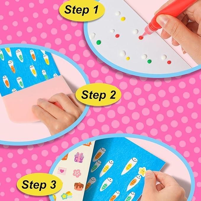 Rainbow Dot Painting Art Kits 8feb97-4