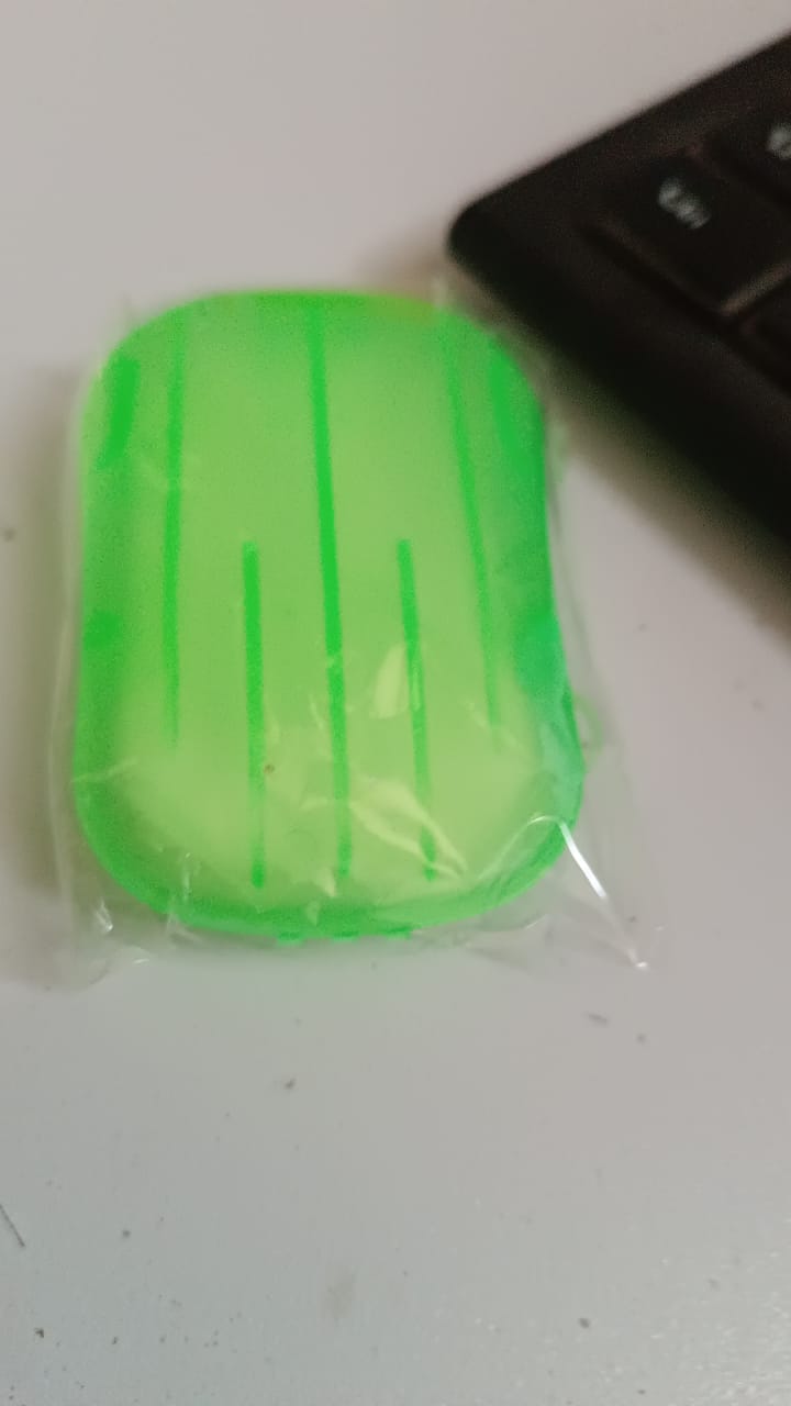Travel Paper Soap Sheet with Mini Box (20 Sheets in a Pack Approx / Mix Color) Your Brand