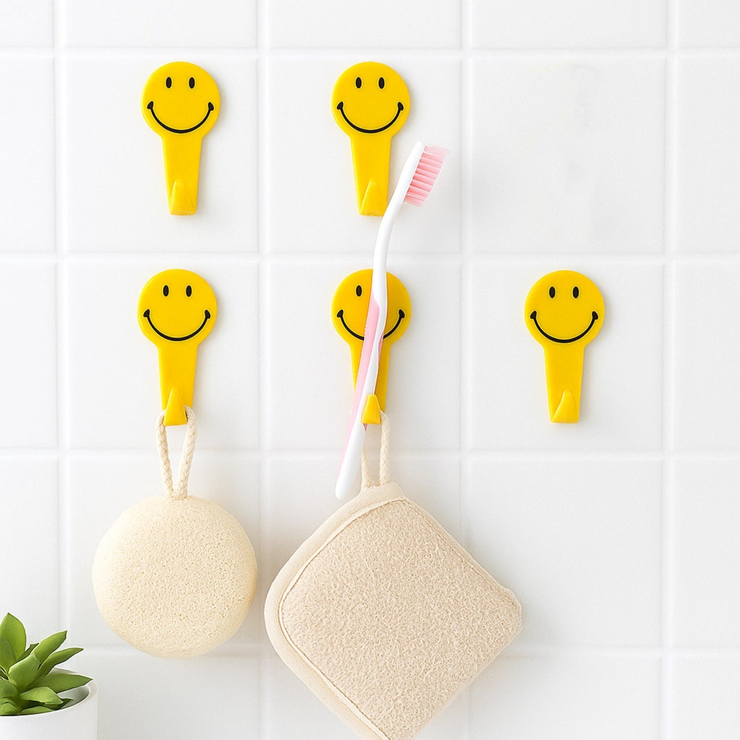 5 PC ADHESIVE HOOK FOR HOLDING STUFFS,KEY AND OTHER ITEMS Your Brand