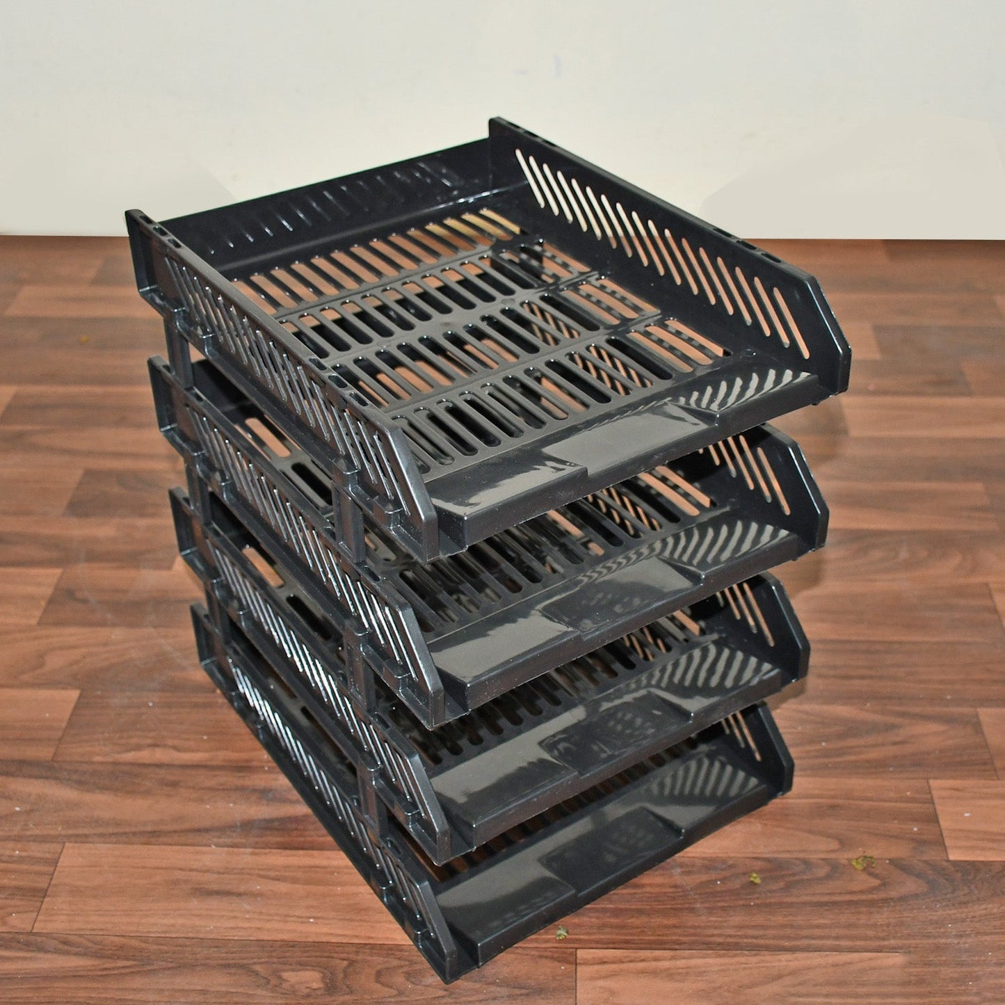 4-Layer Multifunctional File Rack with Drawers for Office Desk Your Brand
