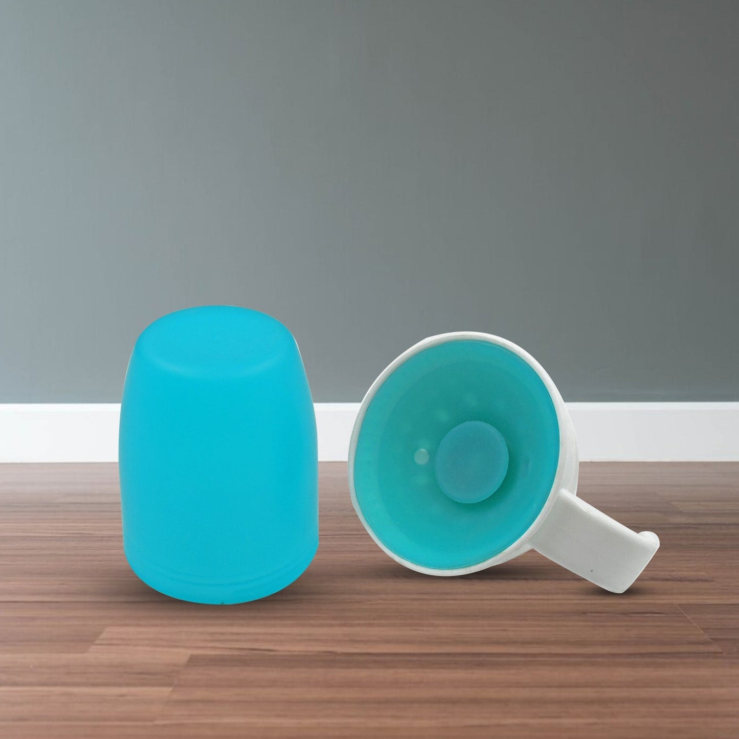 360d Magic Cup, Baby and Sippy Cup, Water and Weaning Cup 6+ to 12 Months, 7 oz/207 ml, Doidy Cup - Training Sippy Cups - Use from 3-6 Months to Toddler (1 Pc 207ML) Your Brand