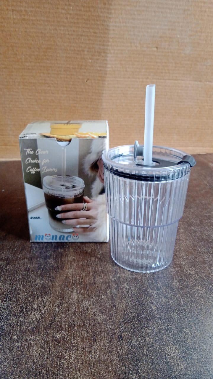 450 ML Monaco Premium Transparent Plastic Cup Your Brand