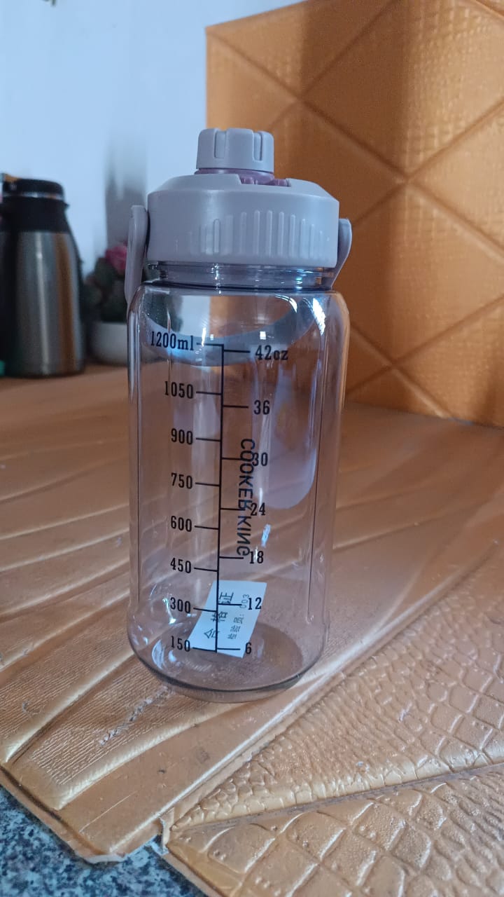 Plastic water bottle With Carry Handle (1 pc / 1200 ML) Your Brand