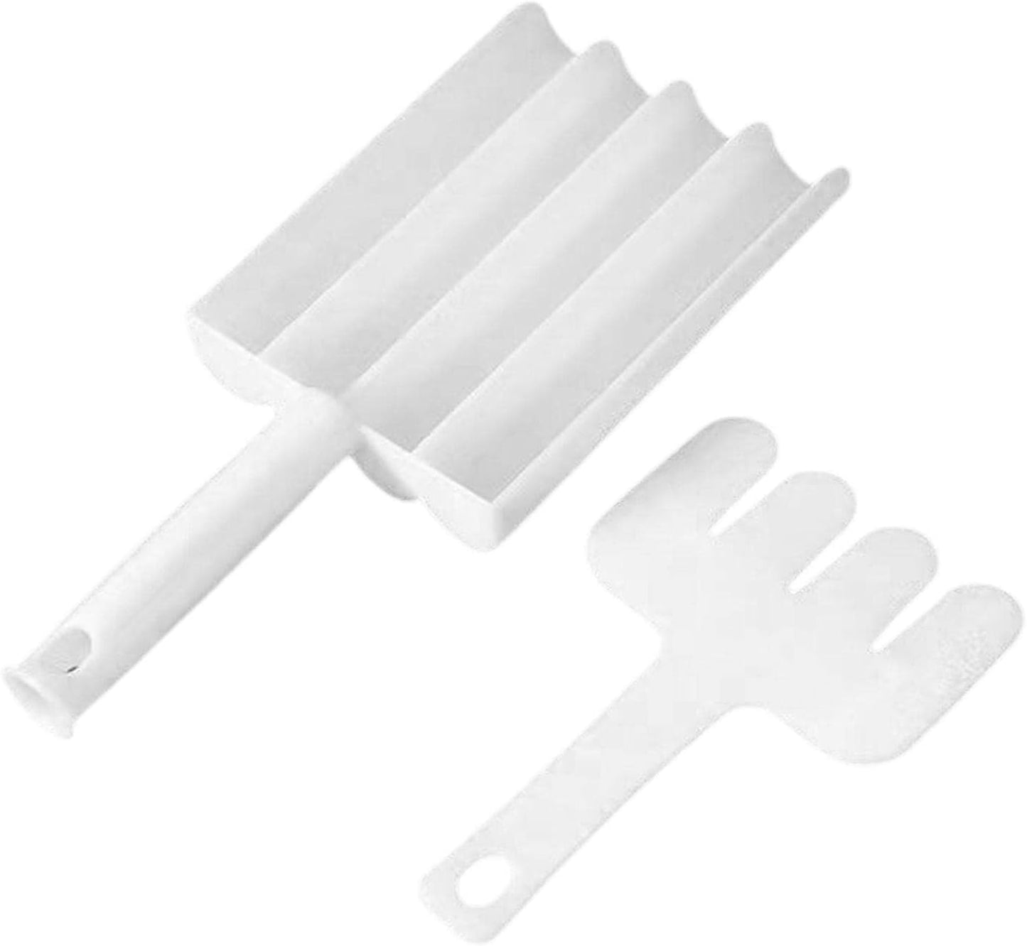 Small Multifunction Fritters Maker - Creative Fritters Scoop Multi-Function Ball Maker | Portable Maker for Making Cake Balls, Ice Cream Spoon, Doughnut, Hand Cutting Scoop(2pc Set) Your Brand