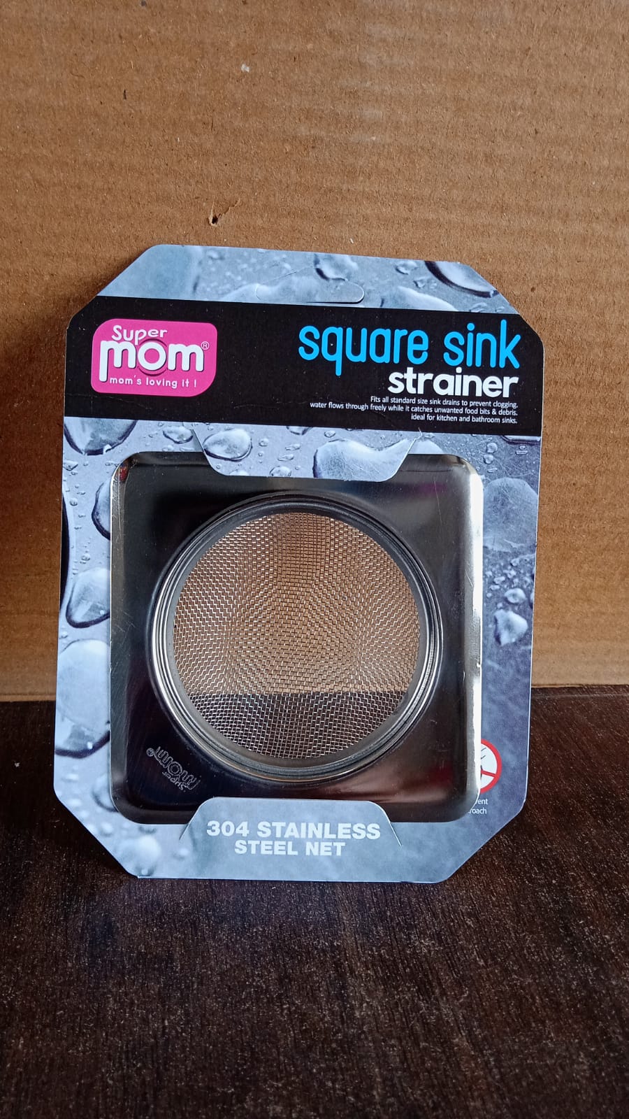 Supermom Stainless Steel Square Sink Strainer (1 Pc) Your Brand