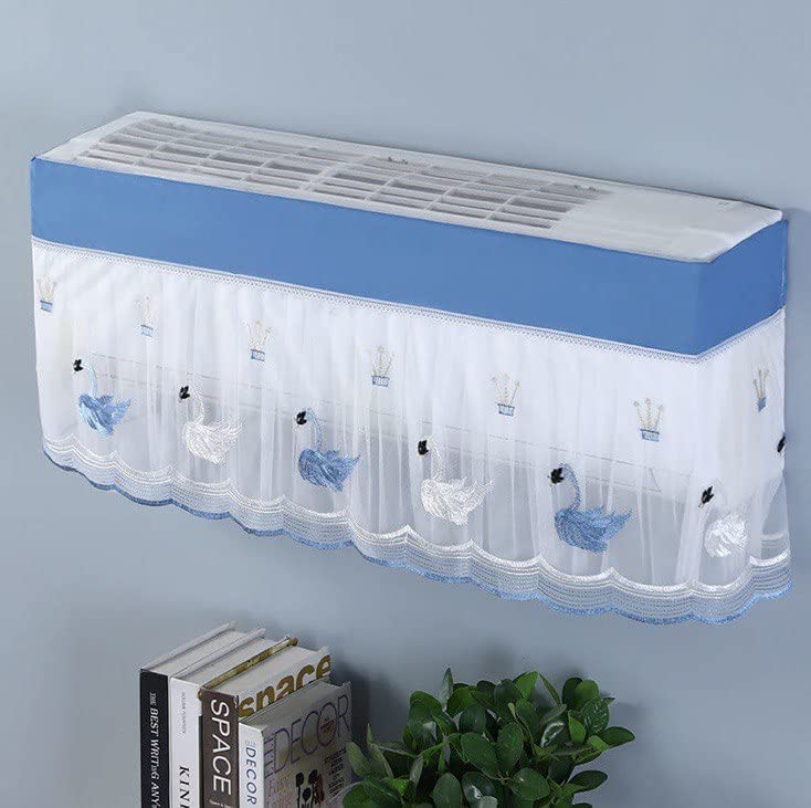 Folding Split AC Dust Cover – Washable, Dustproof (1 Pc, approx 1 Ton) Your Brand