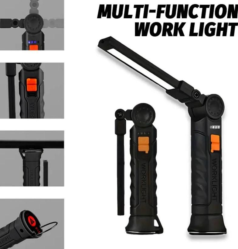 Magnetic LED COB Light USB Rechargeable 8feb97-4