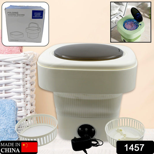Folding Washing Machine, Mini Portable Washing Machine, Deep Cleaning Half Automatic Washt, Mini Foldable Washing Machine, Suitable For Socks, Underwear, Baby Clothes Your Brand