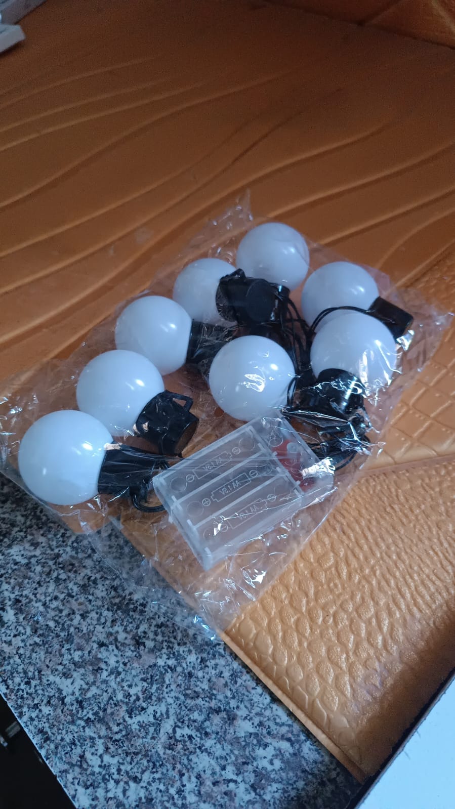 8 LED String Lights 3 Battery Operated (1 Pc / Battery Not Included) Your Brand