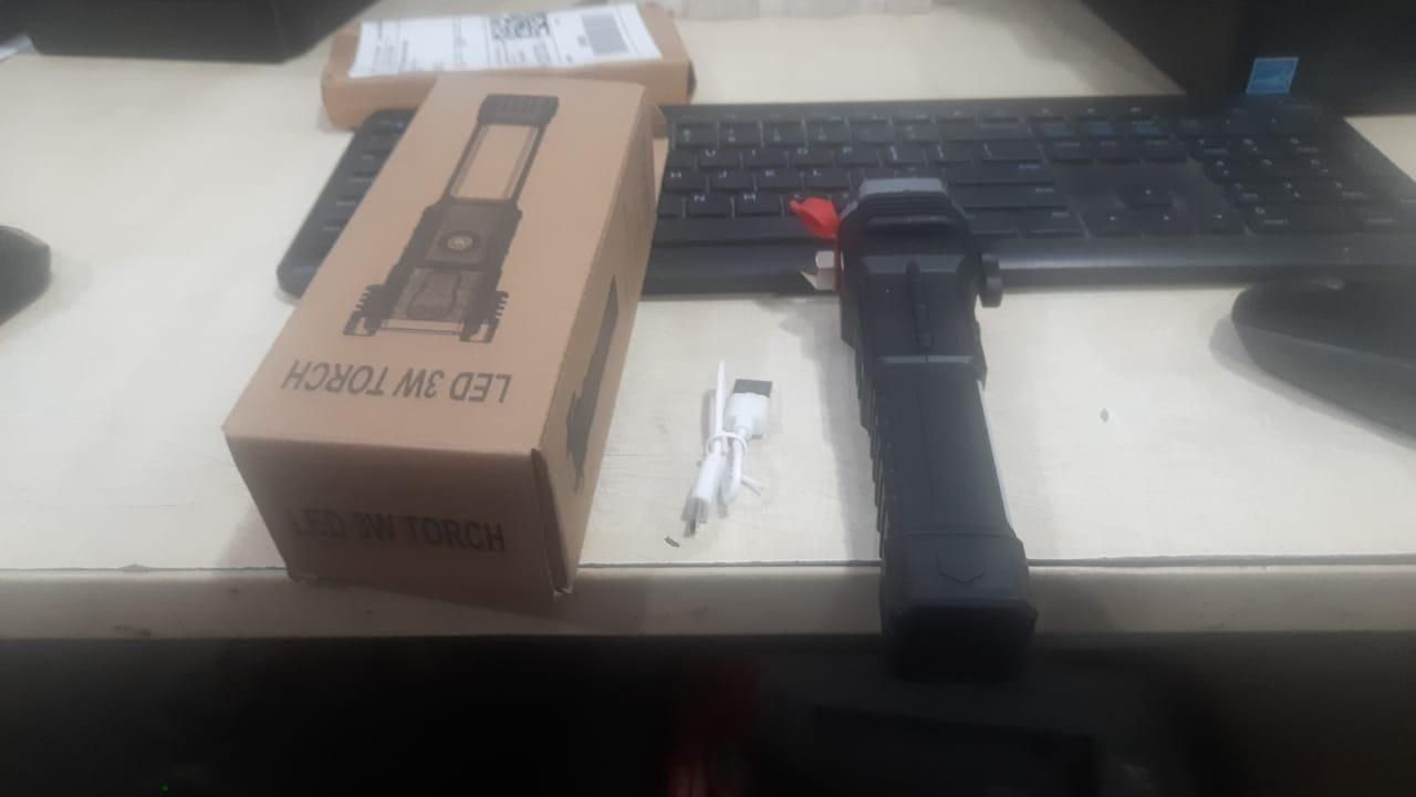 Portable Rechargeable Torch LED Flashlight 8feb97-4