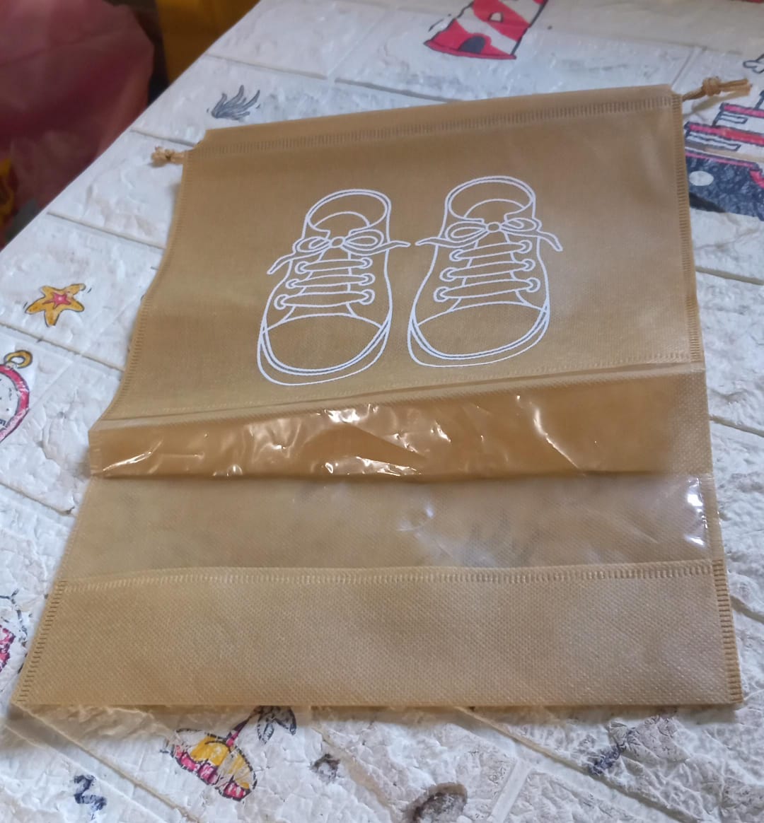 Beach Bag Shoes Storage Bag Closet Organizer Non-woven Travel Portable Bag Waterproof Pocket Clothing Classified Hanging Bag shoe bag luggage travel Portable Shoe Pouch Non Woven Transparent Window (1 Pc ) Your Brand