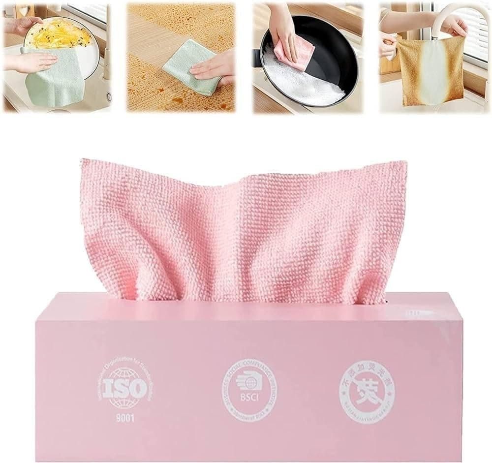 Microfiber Cleaning Cloth - 20 PCS (Pack of 1) 8feb97-4