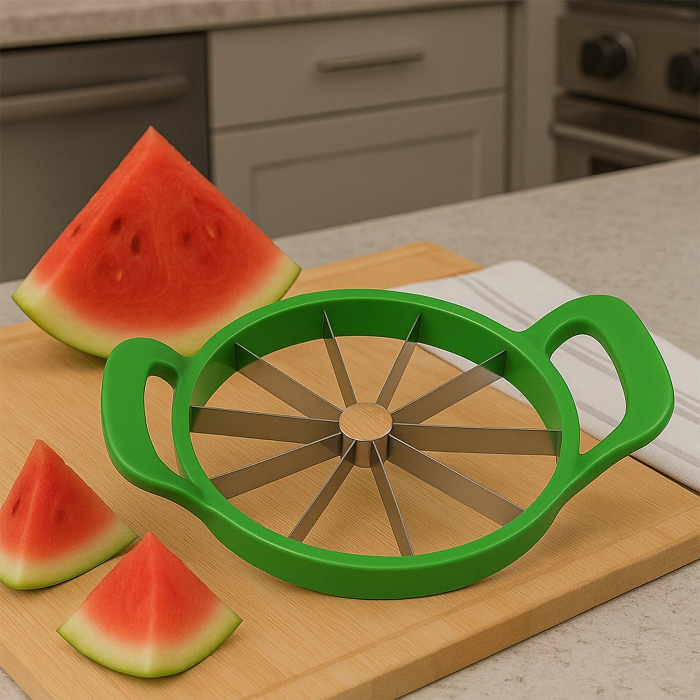 Watermelon Cutter Convenient Kitchen Cooking Fruit Cutting Tools Fruit Cutting Slicer Kitchen, Perfect Corer Slicer Kitchen Tools Your Brand