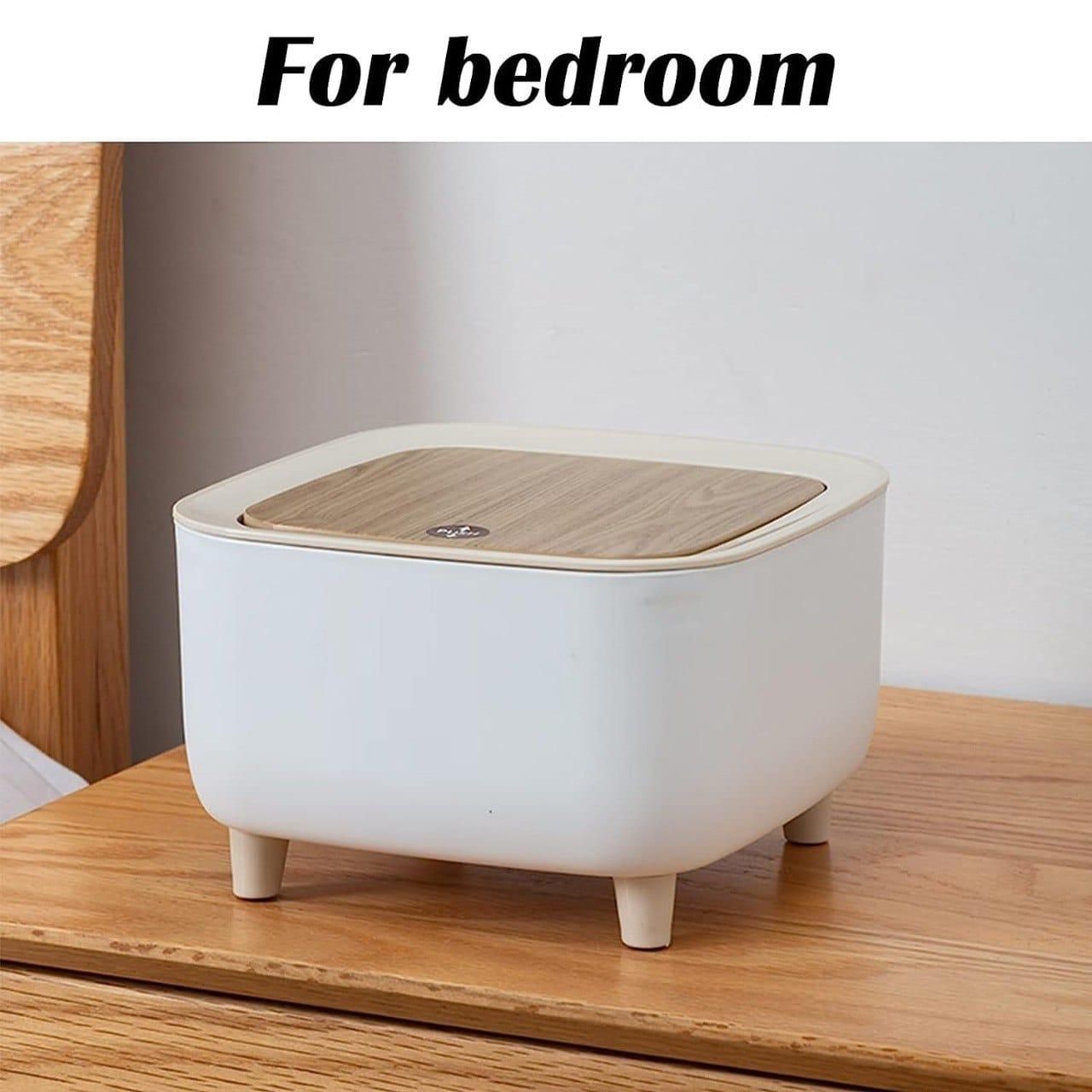 Classy Desktop Push Button Trash Bin The Gir Farmer