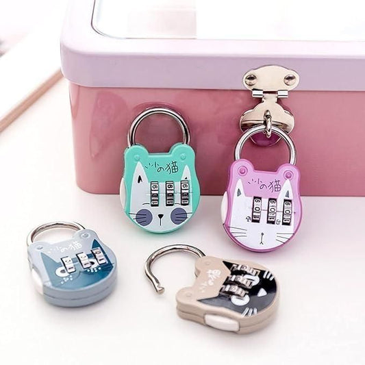 Mini Luggage Lock Anti-theft Travel Bag Digit Code Lock Gym Locker 8feb97-4