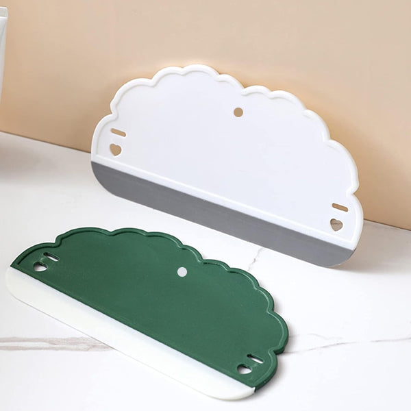 AM5009 2 Pcs Silicone Mini Squeegee Set - Streak-Free Cleaning for Windows, Mirrors, Showers, Kitchen Countertops, Cars & More